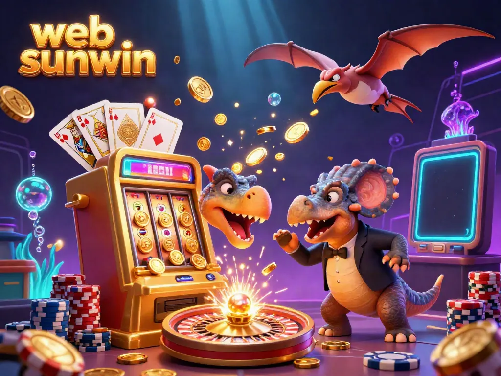 Experience thrilling wins at web sunwin with colorful jackpots and dynamic casino elements in 3D.