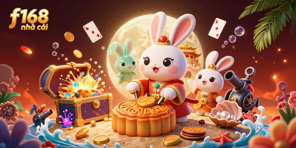 Engage with f168 nhà cái through this vibrant casino-themed 3D illustration featuring dynamic game elements.