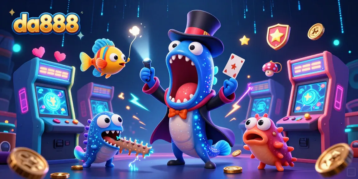 Engage with the magical da888 gaming experience featuring vibrant characters and dynamic casino elements.