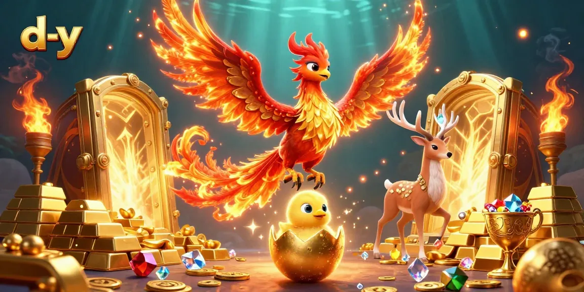 Experience the allure of d-y's vibrant casino landscape with epic treasures and fantasy elements.
