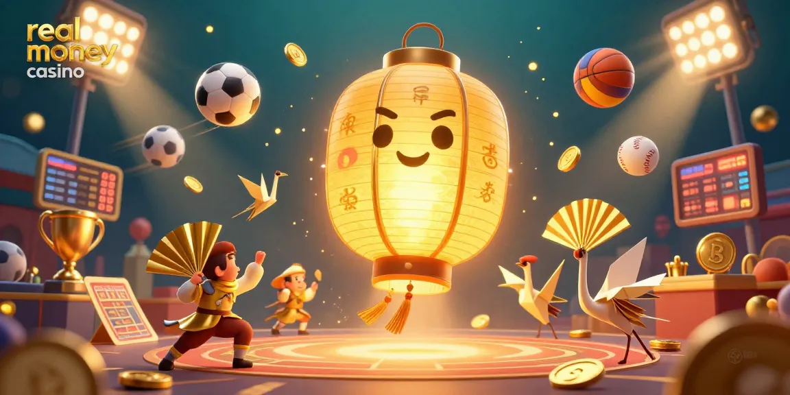 Experience exhilarating action at a real money casino with vibrant characters and dynamic elements.