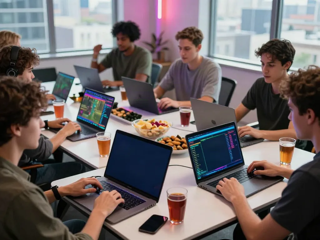 Engaged friends enjoying an online betting experience at https://fc88v1.com/ with esports live matches and gaming ambience.