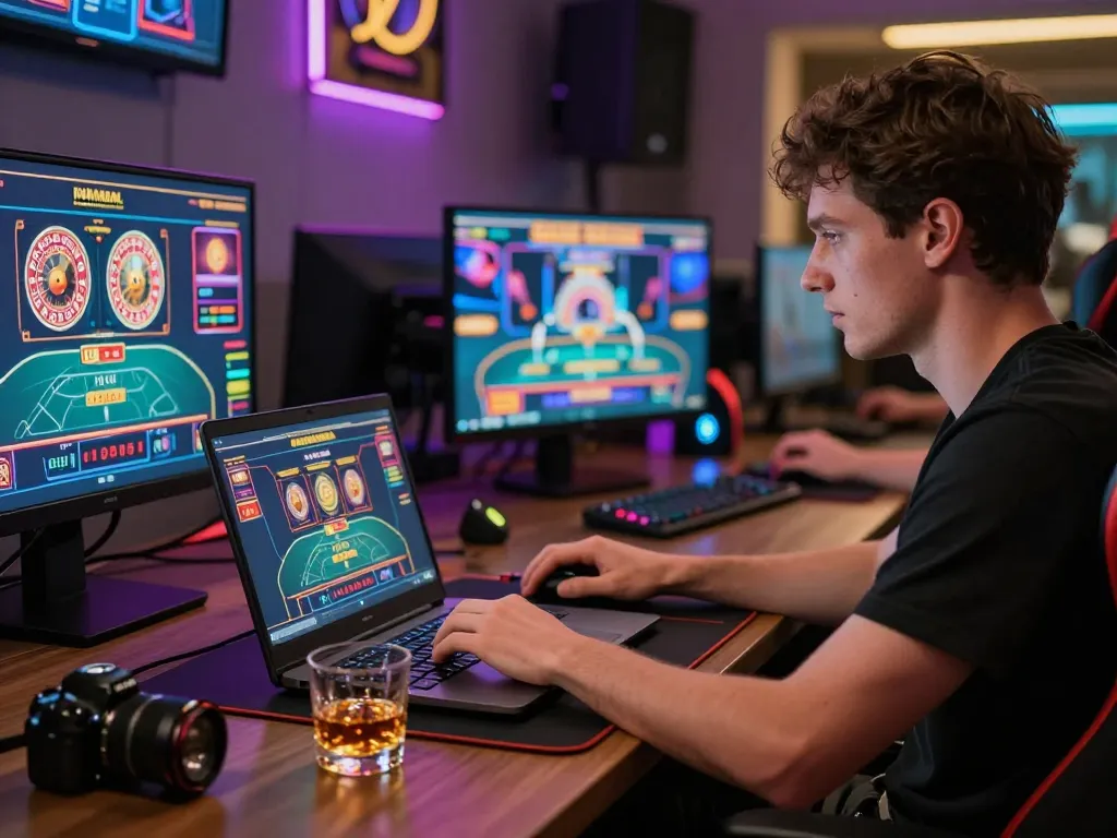 Experience the thrill of online gaming at Link Vin88 chính thức, with players immersed in top casino games.