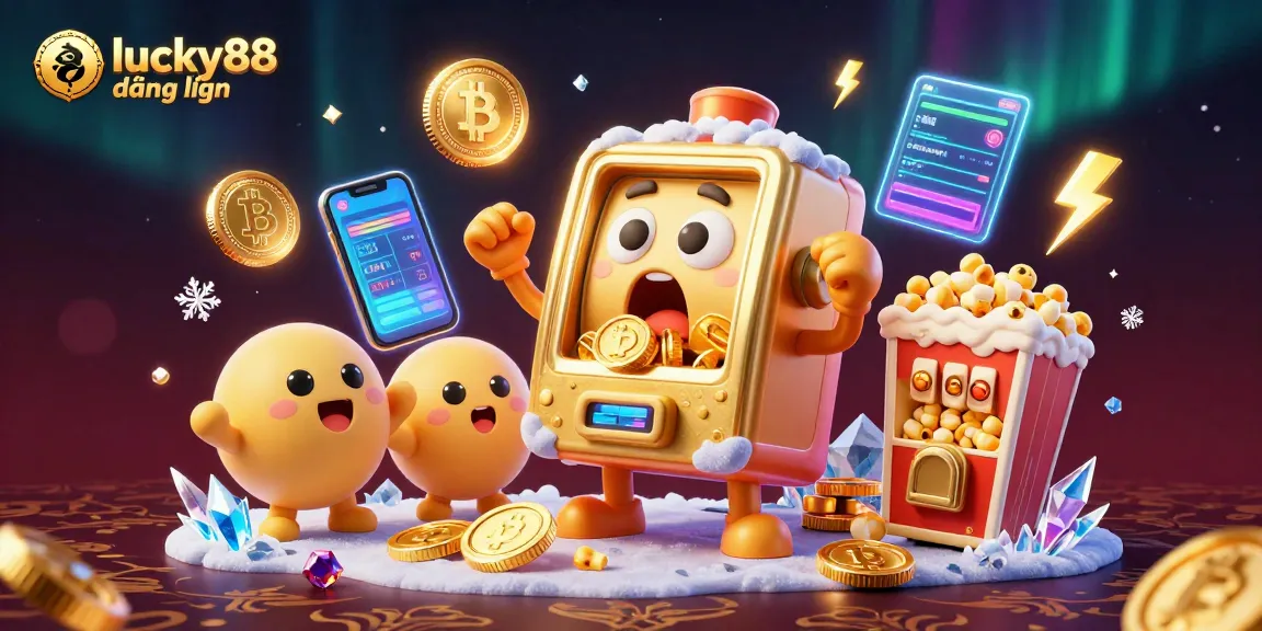 Experience lucky88 đăng nhập with vibrant characters and bonus elements in a 3D casino scene.