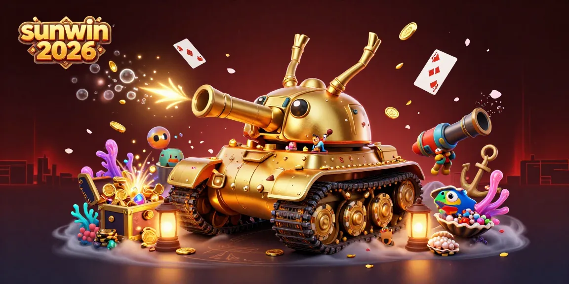 Experience captivating fun at sunwin 2026 with a vibrant golden beetle tank casino adventure filled with treasures.